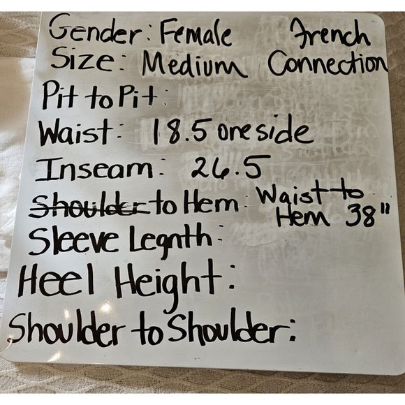 French Connection 100% Linen White Size Medium Relaxed Fit Pants - Picture 8 of 8